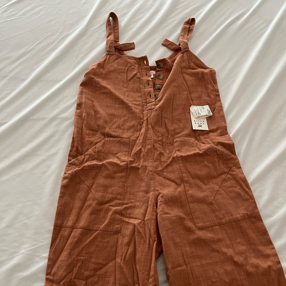 Billabong auburn colored romper